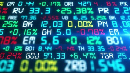 Stock market background looped
4K