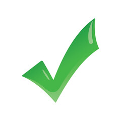 Wall Mural - green checklist vector design