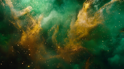 Poster - Celestial phenomenon outer space digital art cosmic environment abstract view universe exploration