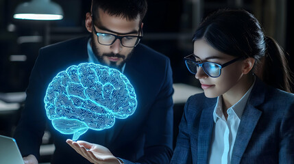 Poster - Professionals Using Technology to Visualize Brain Concepts in Office