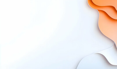 Poster - Abstract Composition with Soft Curves and Gentle Color Gradients