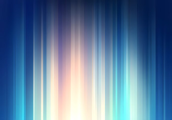 Poster - Soft Blue Abstract Background with Blurred Light Effects