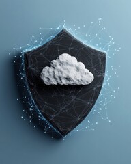 Leinwandbilder - Quantum Cloud Security Innovative Digital Protection Paradigm with Next-Gen Encrypted Network Shield for Enterprise Cybersecurity Transformation