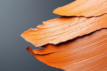 Poster - Textural Orange Brushstroke Abstraction Minimalist Design Element for Creative Branding, Digital Art, and Contemporary Visual Storytelling