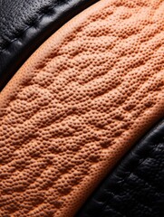 Aufkleber - Hyper-Textural Sports Design Micro-Detailed Basketball Leather Showcasing Innovative Performance Materials for Pro Athletic Gear and Visual Branding