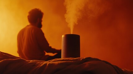 Aufkleber - Neurological Wellness Revolution Immersive Mindfulness and Sleep Technology Featuring Ambient Aromatherapy Diffusion for Holistic Mental Reset