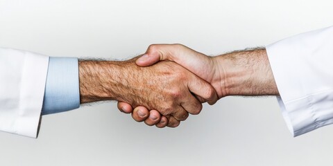 Leinwandbilder - Inclusive Professional Collaboration Multicultural Business Handshake Symbolizing Trust, Unity, and Strategic Partnership in Modern Workplace Dynamics