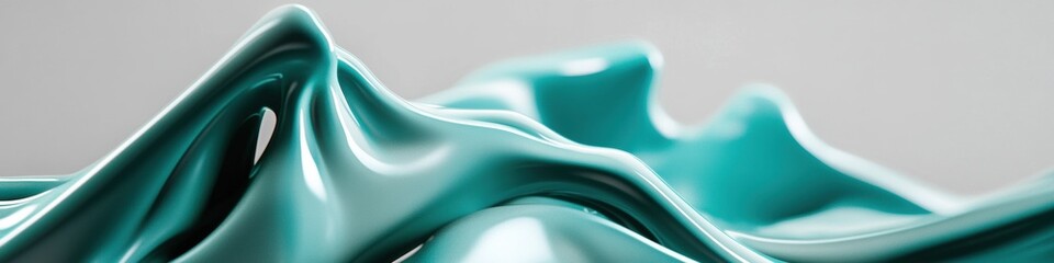 Poster - Fluid Digital Dynamics Immersive Holographic Wave Visualization for Next-Gen Tech Innovation, AI-Driven Design Transformation