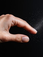 Aufkleber - Immersive Digital Interaction Next-Gen UI/UX Touchpoint Visualizing Kinetic Data Particles and Sensory Technology Innovation for Future Workplace Experiences