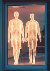 Poster - Immersive Medical Visualization Translucent Anatomical Holographic Models Redefining Healthcare Innovation - Next-Gen Diagnostic Precision and Wellness Technology