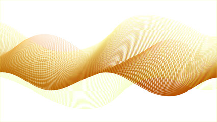Wall Mural - a red, yellow and black wave on a white background. abstract colorful background.