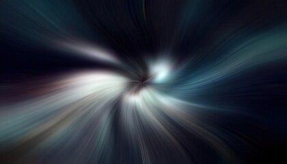 Poster - mystical energy vortex with abstract light streaks and dark cosmic swirls for futuristic background, digital art, sci-fi theme

