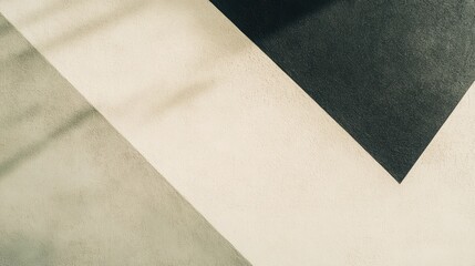 Poster - geometric harmony: a striking abstract composition of interconnected shapes in a modern, minimalist 