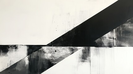 Poster - abstract lines in monochrome: a striking minimalist artwork in a black and white color scheme, featu