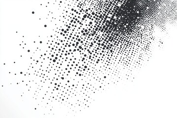 Poster - Abstract Dot Pattern: A visually captivating pattern emerges from a sea of scattered dots, offering an intriguing interplay of texture, shape, and dimension.
