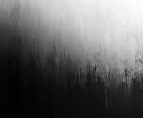 Poster - abstract black and white texture: a monochromatic visual with an expressive, grunge-inspired texture