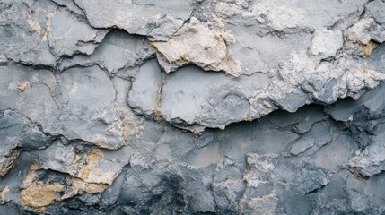Poster - textured stone wall: an abstract, high-angle close-up captures the rugged, textured surface of a wea