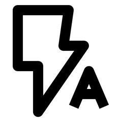 user interface regular icon