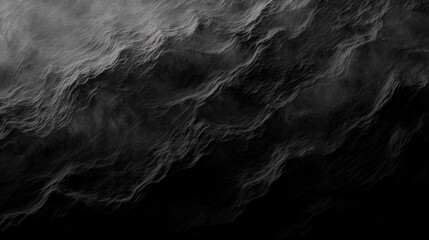 Poster - abstract textured waves in dark tones: a captivating abstract image featuring undulating, textured w
