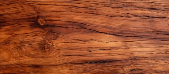 Aufkleber - Rich brown wooden texture with rough original patterns, featuring deep grooves and a natural finish, ideal for copy space background usage.