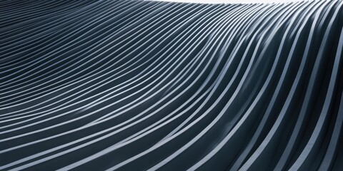 Poster - Abstract Architectural Lines: A captivating composition of flowing lines, creating a mesmerizing and abstract design element, evoking a sense of movement and dynamism.