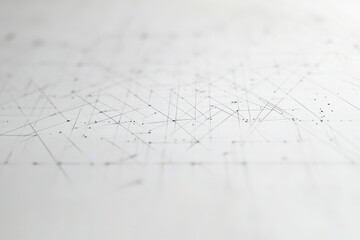 Poster - Intricate Network Diagram: Close-up of a complex network diagram with lines, points, and connections, symbolizing the interconnectedness of technology and data.