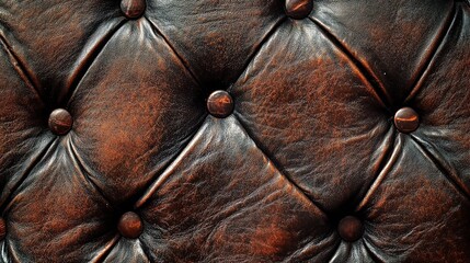 Poster - Abstract Leather Texture Background with Distinctive Lines and Details