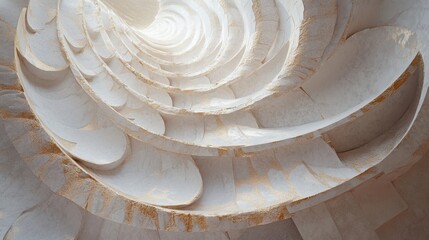 Poster - ascending spiral: a breathtaking image of an upward spiraling staircase, the intricate design of the