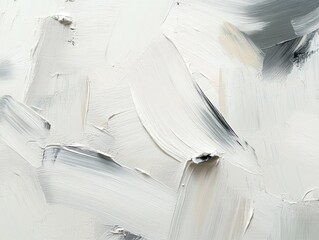 Poster - Abstract Brushstroke Texture: A close-up of thick, layered brushstrokes in varying shades, creating a dynamic and tactile surface.