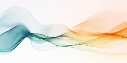 Poster - Abstract Wave of Colors: Dynamic, flowing ribbons of color blend seamlessly, forming an abstract wave that evokes a sense of fluidity, energy, and modern design.
