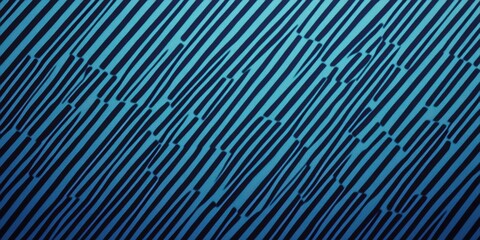 Poster - Striking Diagonal Lines: An abstract composition of dark and light diagonal lines across a gradient of blue hues creates a mesmerizing and dynamic visual.