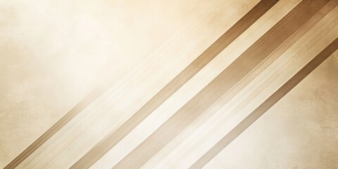 Poster - abstract lines in a golden hue: diagonal lines and bands in varying shades of gold and beige, creati