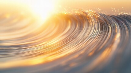 Poster - Abstract 3D Rendering of Fast Moving Lines with Sunlight Reflection