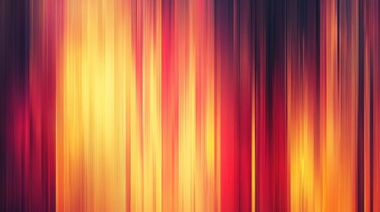 Poster - Abstract Heat Wave: Vertical stripes of vibrant orange and red cascade across the canvas, evoking a sense of energy and warmth, ideal for creative design.