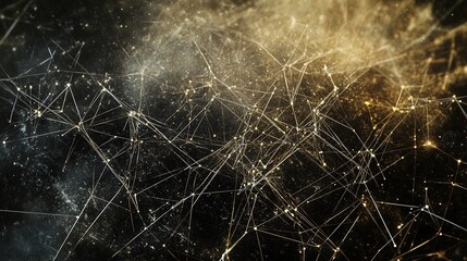 Poster - Digital Concept of Network Connectivity with Interconnecting Lines
