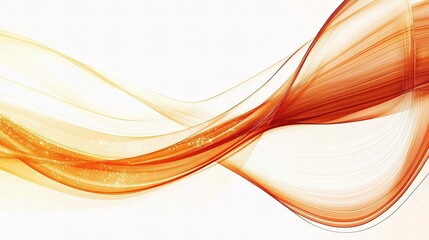 Poster - Smooth Abstract Wave Design with Clean Lines and Vibrant Colors