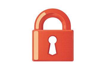 Poster - A vibrant, stylized padlock symbolizing security and protection.