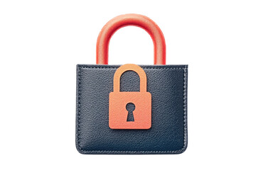 Poster - Modern padlock symbolizing security and data protection.