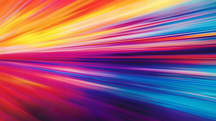 Poster - Abstract colorful speed lines dynamic vibrant energy background design art red blue vivid style image