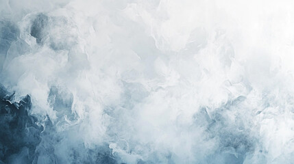 Poster - Abstract blue and white watercolor cloud texture background image sky art calm soft paint style light