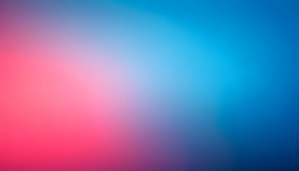 Poster - Vibrant pink and blue gradient creating smooth background
