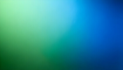 Poster - Green and blue gradient background creating soothing visual effect