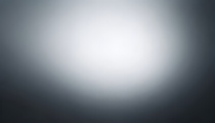 Poster - Abstract gray background with gradual light transition creating soft focus effect