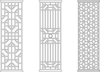 vector illustration sketch design image silhouette art decoration ornament partition window classic vintage ethnic traditional background pattern