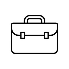 Poster - business briefcase icon