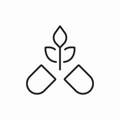 Natural medicine pill icon vector sign