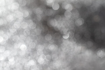 Wall Mural - the image is a blurry, hazy view of a body of water