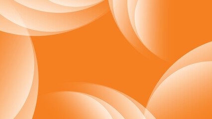 Wall Mural - abstract orange and white color, modern design stripes background with curve lines. vector illustrat