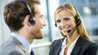 © jaeng - Customer service representative helping a customer with a smile, customer care, management
