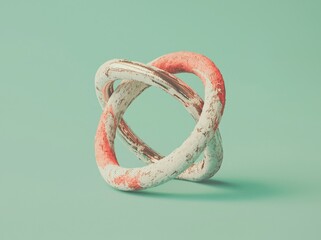 Poster - a 3d rendering featuring an abstract geometric background with a modern and minimalist concept, char